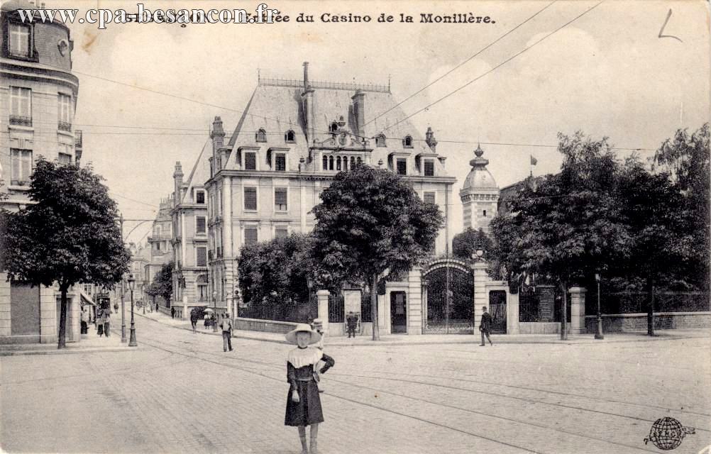 BESANÇON. - Entrée du Casino de la Mouillère.